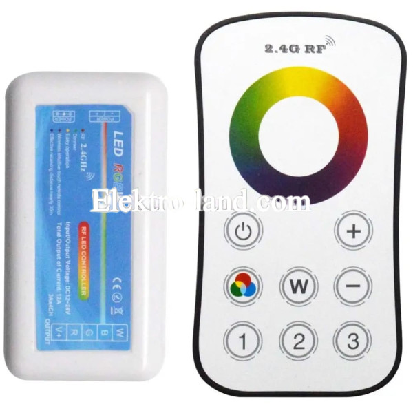 Контроллер радио сенсорный RGBW 18A 2.4G DC12-24V RF на 6 кнопок